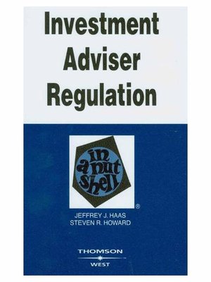 cover image of Investment Adviser Regulation in a Nutshell
